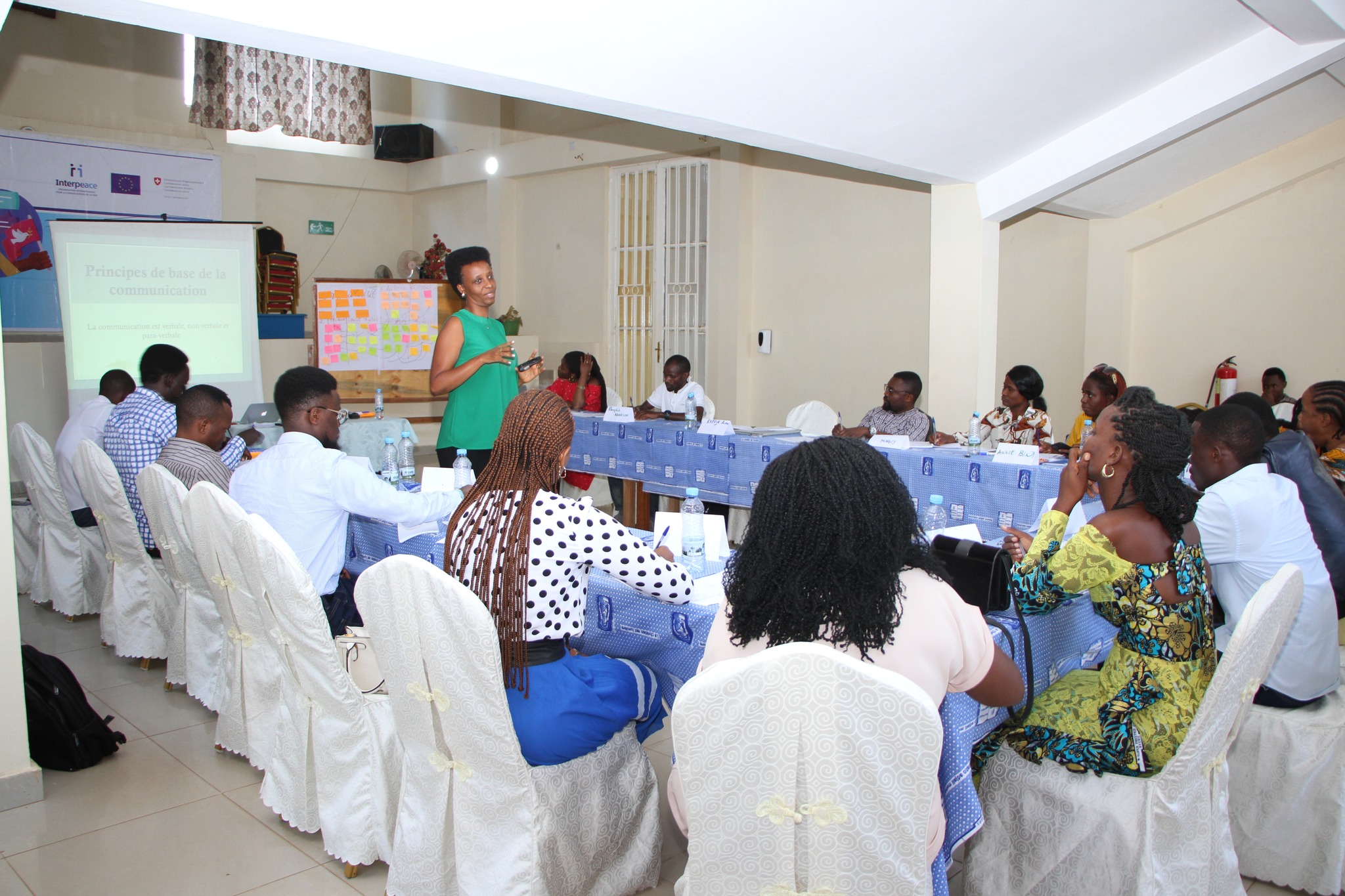 les jeunes peacefellows de Bukavu ont été formé, dans l’objectif de renforcer leurs capacités en ce qui concerne les notions de paix et la transformation des conflits.