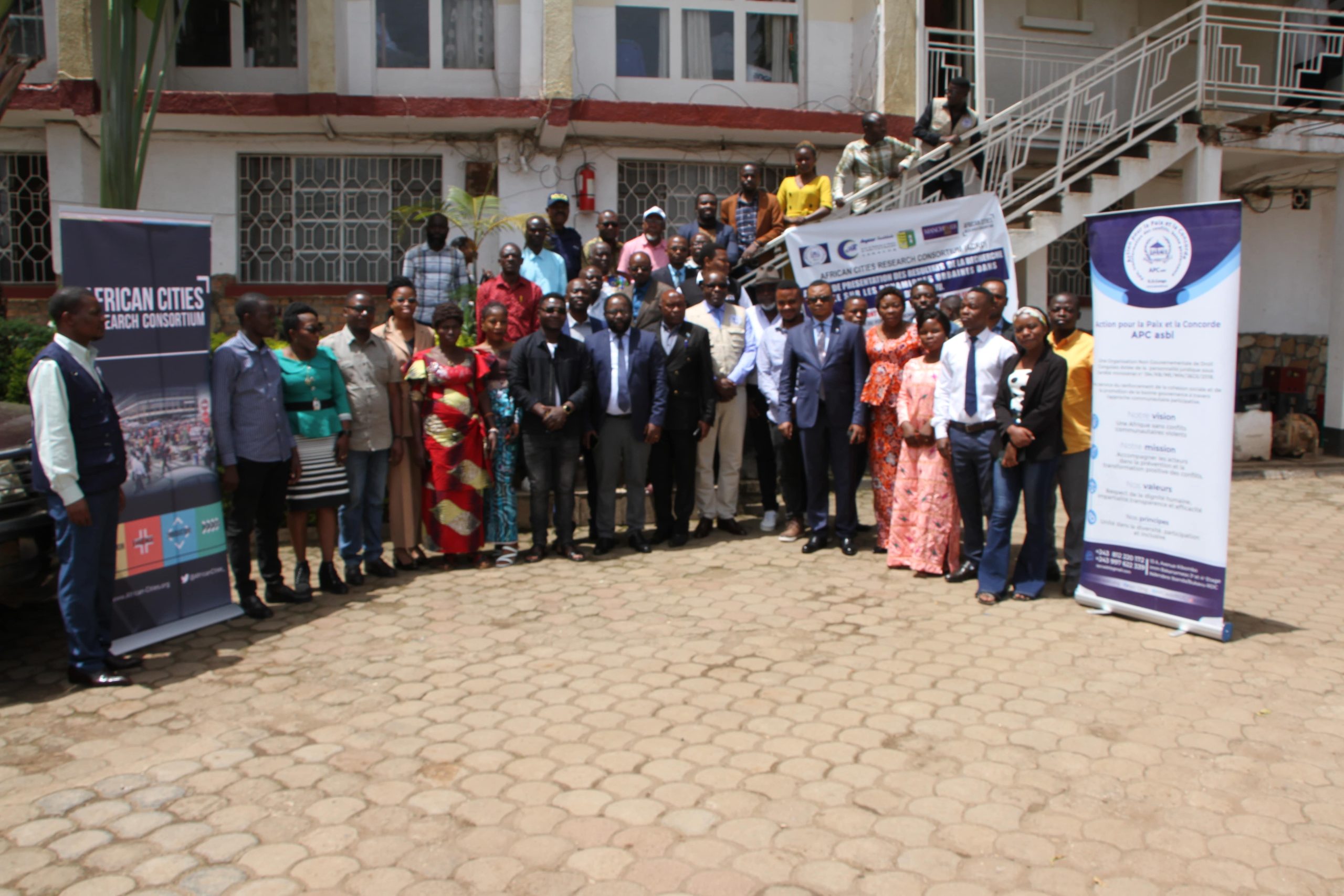 telier de présentation des résultats de la recherche sur les dynamiques urbaines à Bukavu  Hôtel Mont Kahuzi, du 28 au 29 février 2024